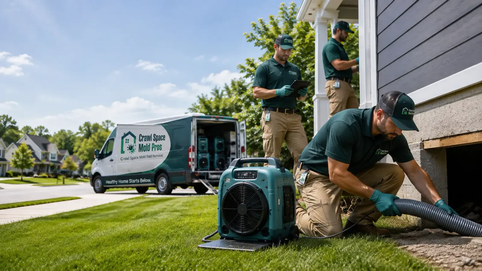 Crawl Space Mold Removal in Chesterfield, MA